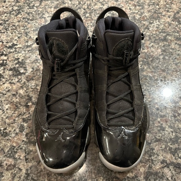 Jordan 6 Rings Black Ice Sneakers - Men’s Size 10.5 - Picture 4 of 5